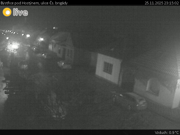 Město Bystřice pod Hostýnem - Bystřice pod Hostýnem, ulice Čs. brigády - 25.11.2025 v 23:15