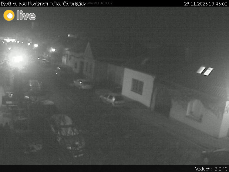 Město Bystřice pod Hostýnem - Bystřice pod Hostýnem, ulice Čs. brigády - 28.11.2025 v 18:45