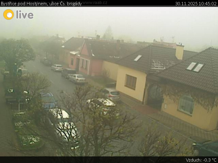 Město Bystřice pod Hostýnem - Bystřice pod Hostýnem, ulice Čs. brigády - 30.11.2025 v 10:45