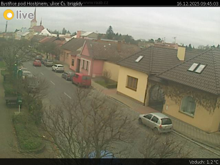Město Bystřice pod Hostýnem - Bystřice pod Hostýnem, ulice Čs. brigády - 16.12.2025 v 09:45