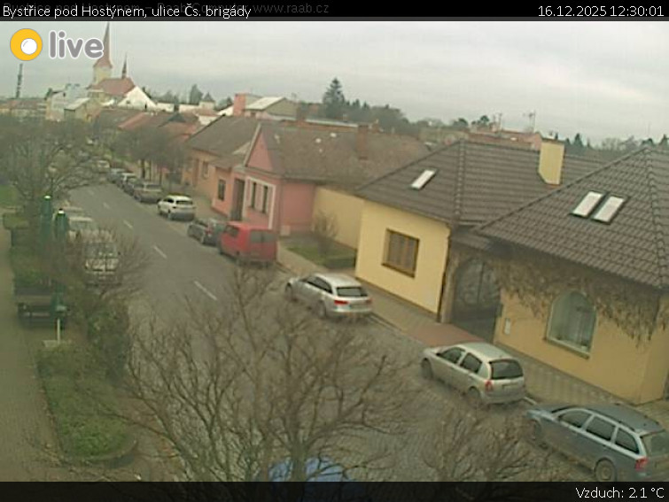 Město Bystřice pod Hostýnem - Bystřice pod Hostýnem, ulice Čs. brigády - 16.12.2025 v 12:30