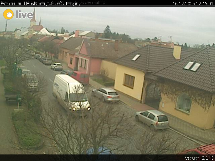 Město Bystřice pod Hostýnem - Bystřice pod Hostýnem, ulice Čs. brigády - 16.12.2025 v 12:45