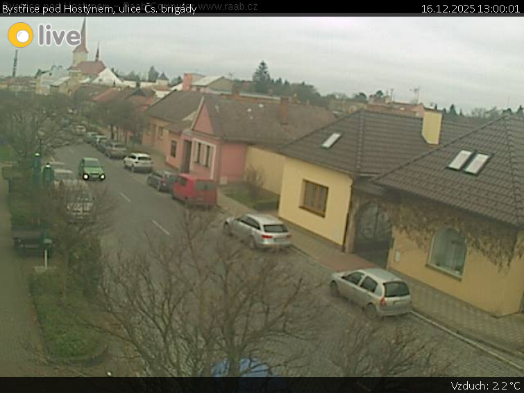 Město Bystřice pod Hostýnem - Bystřice pod Hostýnem, ulice Čs. brigády - 16.12.2025 v 13:00