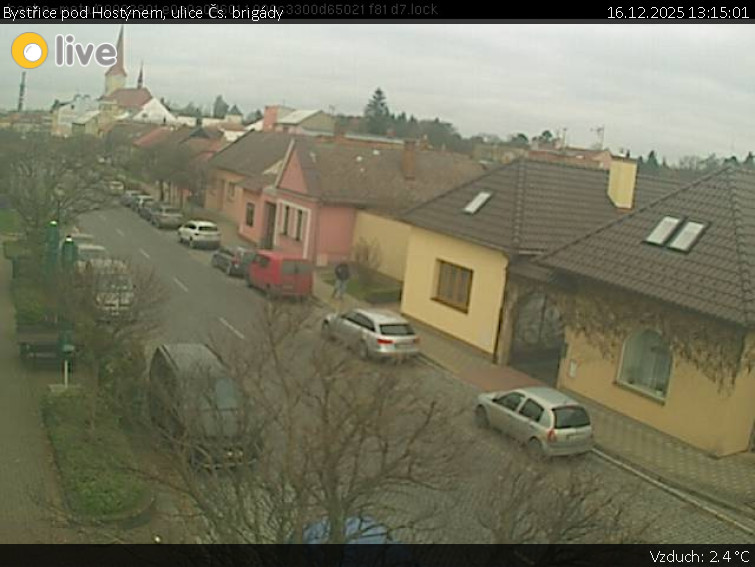 Město Bystřice pod Hostýnem - Bystřice pod Hostýnem, ulice Čs. brigády - 16.12.2025 v 13:15