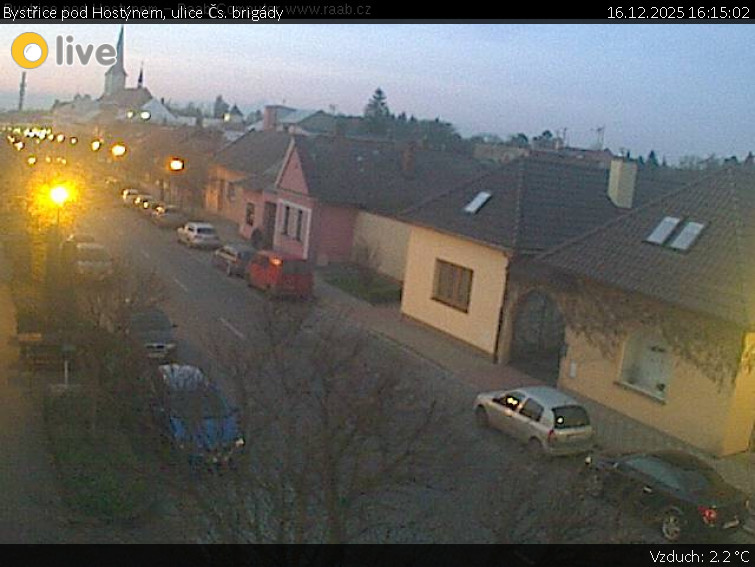Město Bystřice pod Hostýnem - Bystřice pod Hostýnem, ulice Čs. brigády - 16.12.2025 v 16:15