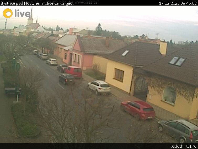 Město Bystřice pod Hostýnem - Bystřice pod Hostýnem, ulice Čs. brigády - 17.12.2025 v 08:45