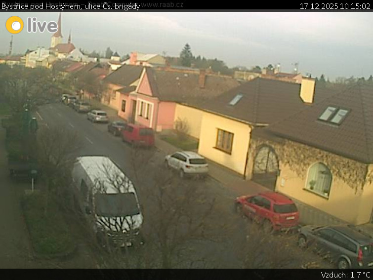 Město Bystřice pod Hostýnem - Bystřice pod Hostýnem, ulice Čs. brigády - 17.12.2025 v 10:15