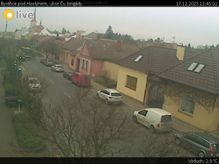 Město Bystřice pod Hostýnem - Bystřice pod Hostýnem, ulice Čs. brigády - 17.12.2025 v 13:45