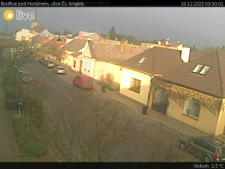 Město Bystřice pod Hostýnem - Bystřice pod Hostýnem, ulice Čs. brigády - 18.12.2025 v 09:30