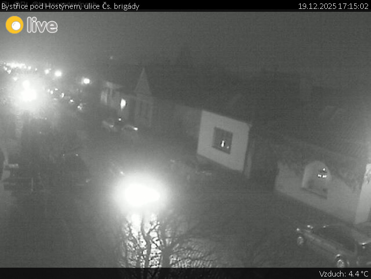 Město Bystřice pod Hostýnem - Bystřice pod Hostýnem, ulice Čs. brigády - 19.12.2025 v 17:15