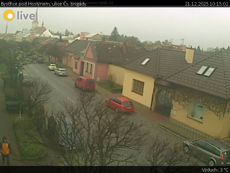 Město Bystřice pod Hostýnem - Bystřice pod Hostýnem, ulice Čs. brigády - 21.12.2025 v 10:15
