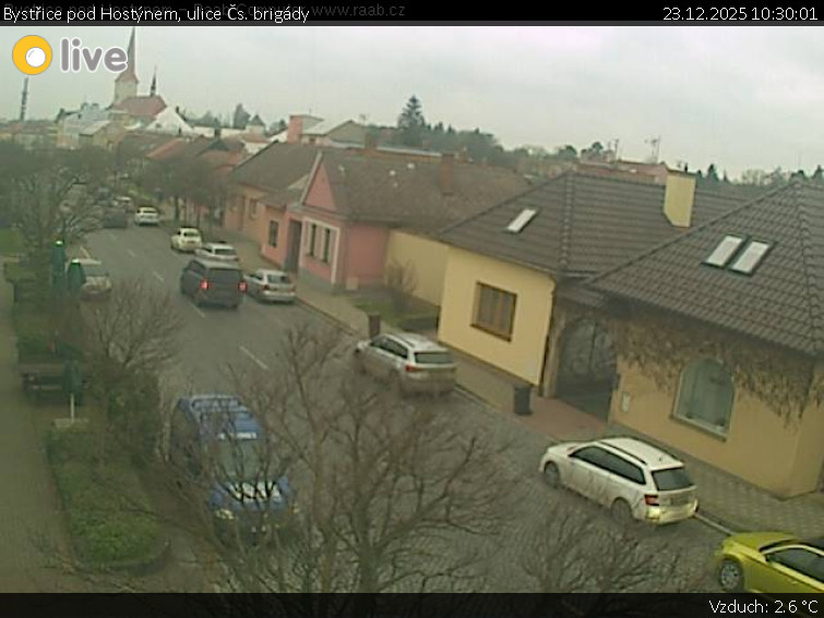 Město Bystřice pod Hostýnem - Bystřice pod Hostýnem, ulice Čs. brigády - 23.12.2025 v 10:30