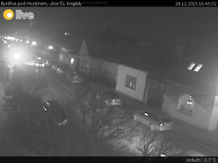 Město Bystřice pod Hostýnem - Bystřice pod Hostýnem, ulice Čs. brigády - 24.12.2025 v 16:45