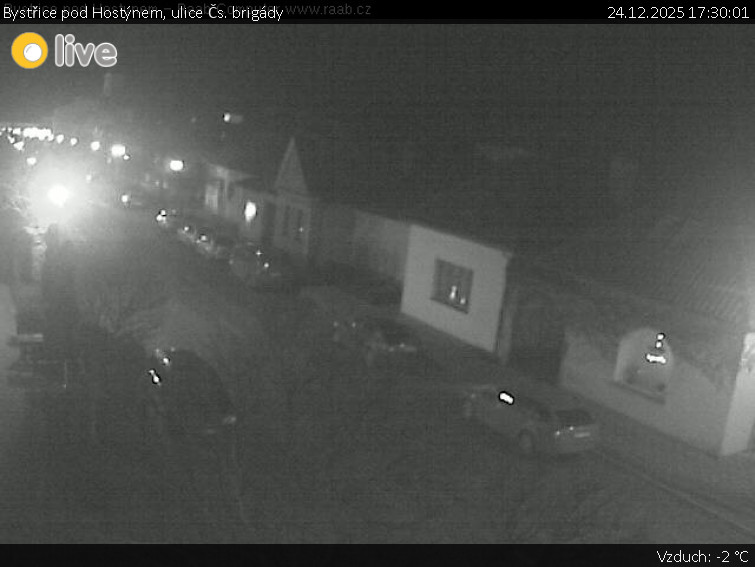 Město Bystřice pod Hostýnem - Bystřice pod Hostýnem, ulice Čs. brigády - 24.12.2025 v 17:30