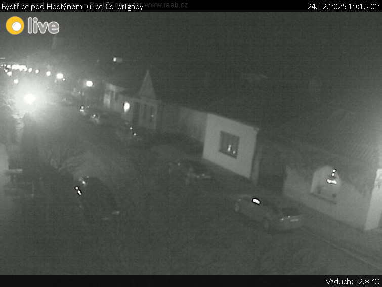 Město Bystřice pod Hostýnem - Bystřice pod Hostýnem, ulice Čs. brigády - 24.12.2025 v 19:15