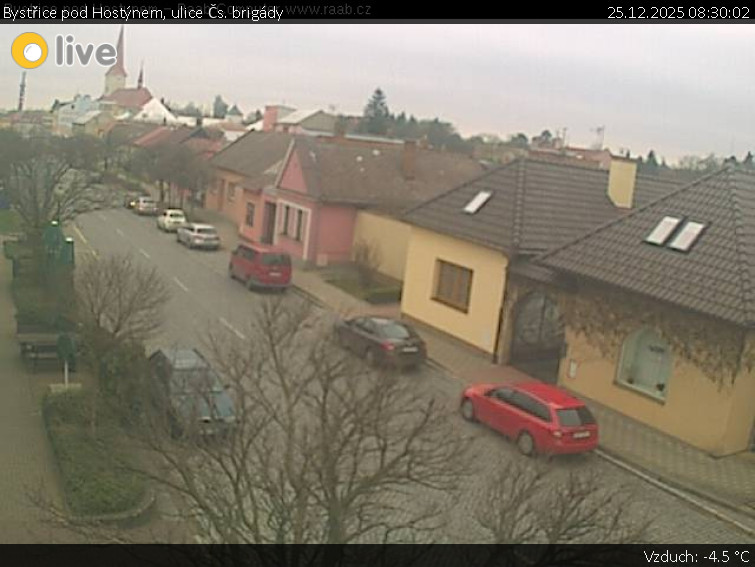 Město Bystřice pod Hostýnem - Bystřice pod Hostýnem, ulice Čs. brigády - 25.12.2025 v 08:30