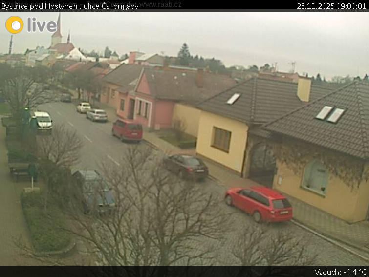Město Bystřice pod Hostýnem - Bystřice pod Hostýnem, ulice Čs. brigády - 25.12.2025 v 09:00