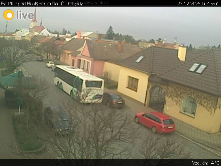 Město Bystřice pod Hostýnem - Bystřice pod Hostýnem, ulice Čs. brigády - 25.12.2025 v 10:15