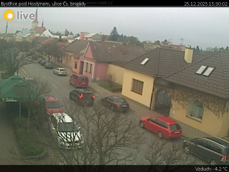 Město Bystřice pod Hostýnem - Bystřice pod Hostýnem, ulice Čs. brigády - 25.12.2025 v 15:30