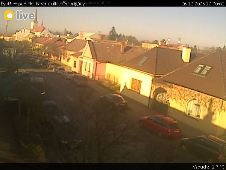 Město Bystřice pod Hostýnem - Bystřice pod Hostýnem, ulice Čs. brigády - 26.12.2025 v 12:00