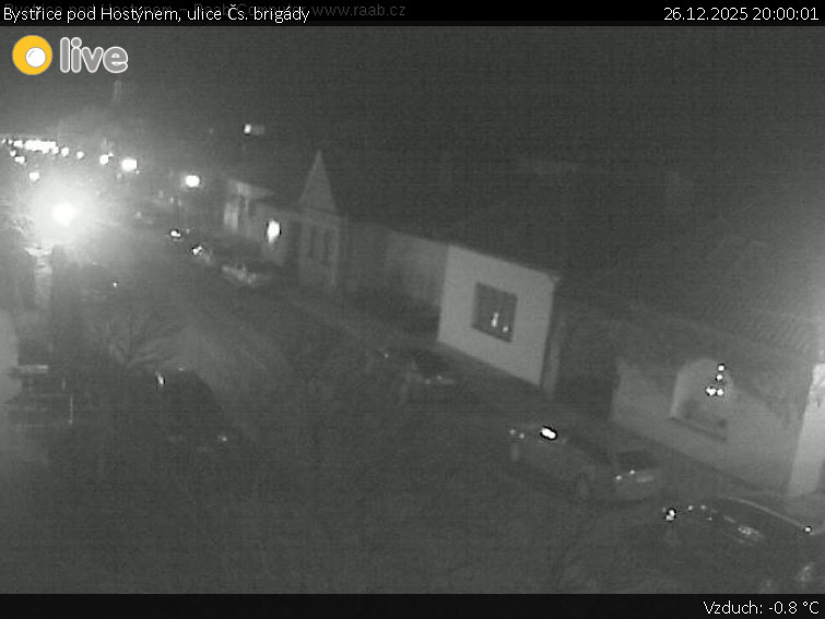 Město Bystřice pod Hostýnem - Bystřice pod Hostýnem, ulice Čs. brigády - 26.12.2025 v 20:00