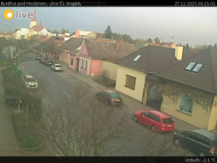Město Bystřice pod Hostýnem - Bystřice pod Hostýnem, ulice Čs. brigády - 27.12.2025 v 08:15