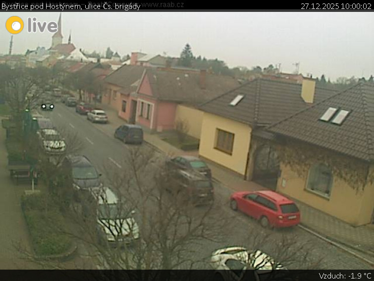 Město Bystřice pod Hostýnem - Bystřice pod Hostýnem, ulice Čs. brigády - 27.12.2025 v 10:00