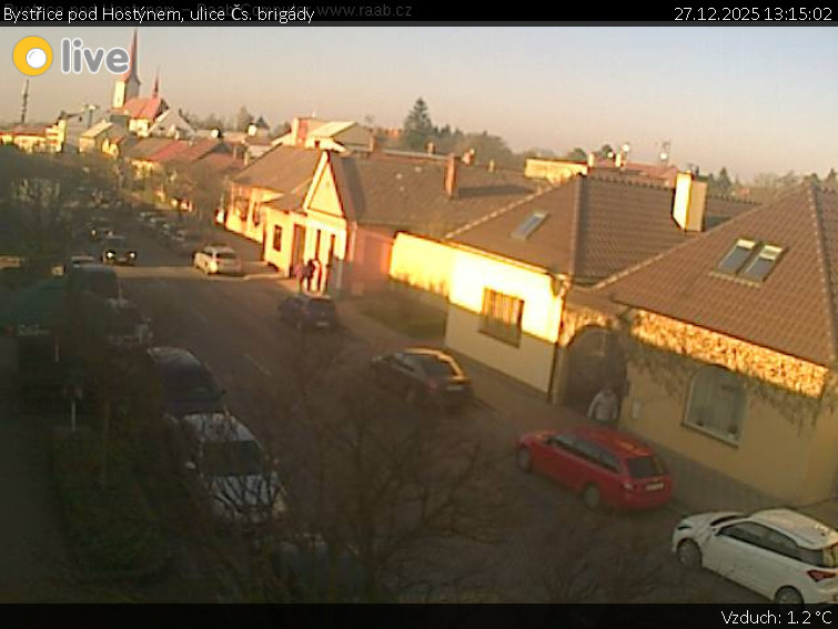 Město Bystřice pod Hostýnem - Bystřice pod Hostýnem, ulice Čs. brigády - 27.12.2025 v 13:15