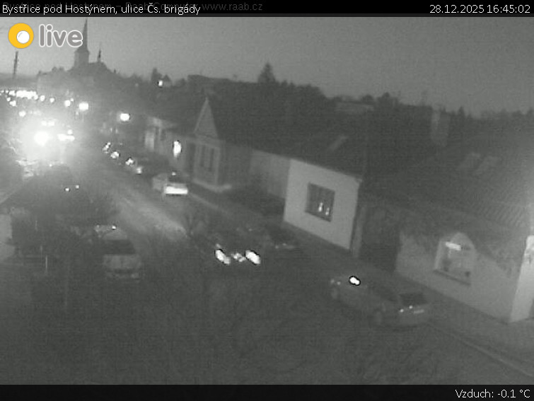 Město Bystřice pod Hostýnem - Bystřice pod Hostýnem, ulice Čs. brigády - 28.12.2025 v 16:45
