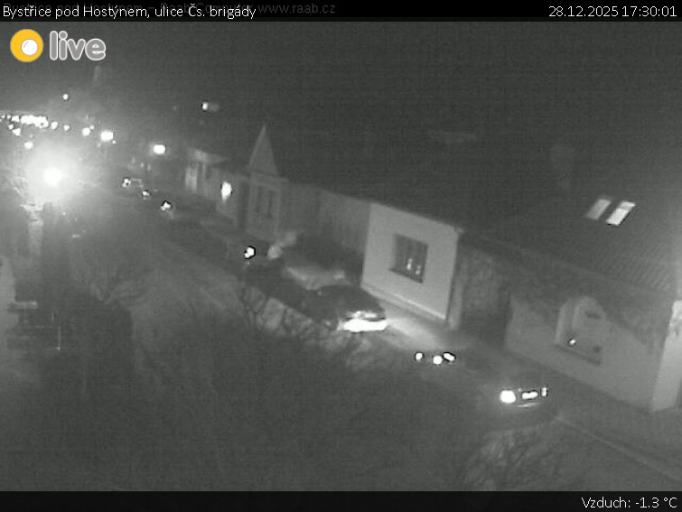 Město Bystřice pod Hostýnem - Bystřice pod Hostýnem, ulice Čs. brigády - 28.12.2025 v 17:30