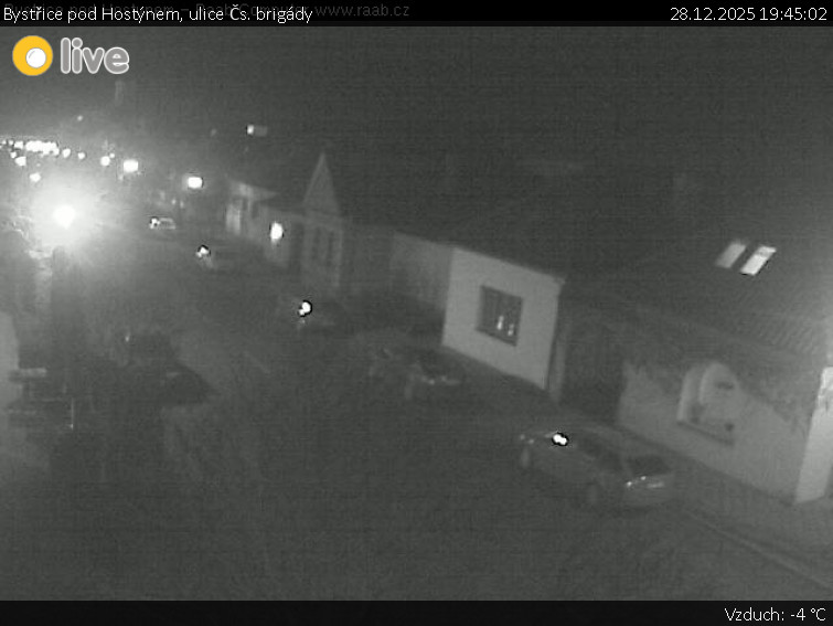 Město Bystřice pod Hostýnem - Bystřice pod Hostýnem, ulice Čs. brigády - 28.12.2025 v 19:45