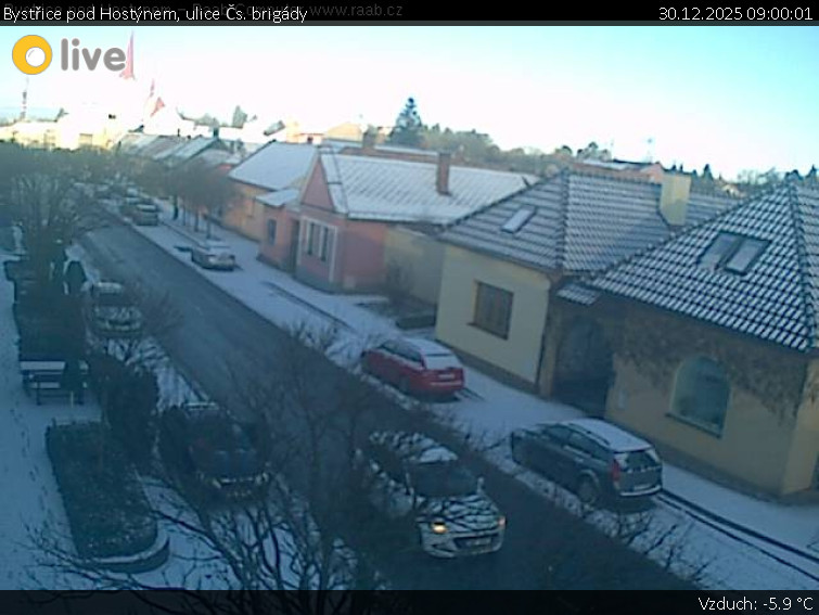 Město Bystřice pod Hostýnem - Bystřice pod Hostýnem, ulice Čs. brigády - 30.12.2025 v 09:00