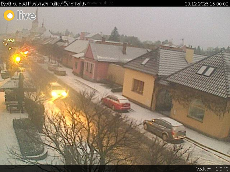 Město Bystřice pod Hostýnem - Bystřice pod Hostýnem, ulice Čs. brigády - 30.12.2025 v 16:00