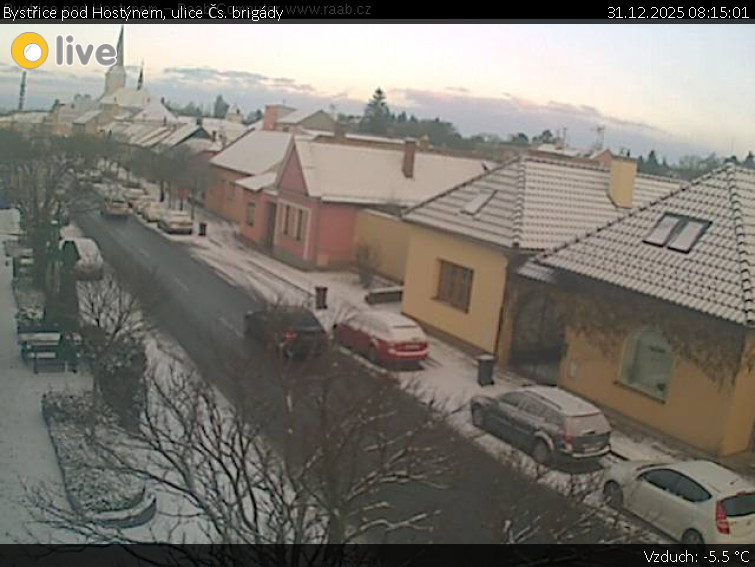 Město Bystřice pod Hostýnem - Bystřice pod Hostýnem, ulice Čs. brigády - 31.12.2025 v 08:15