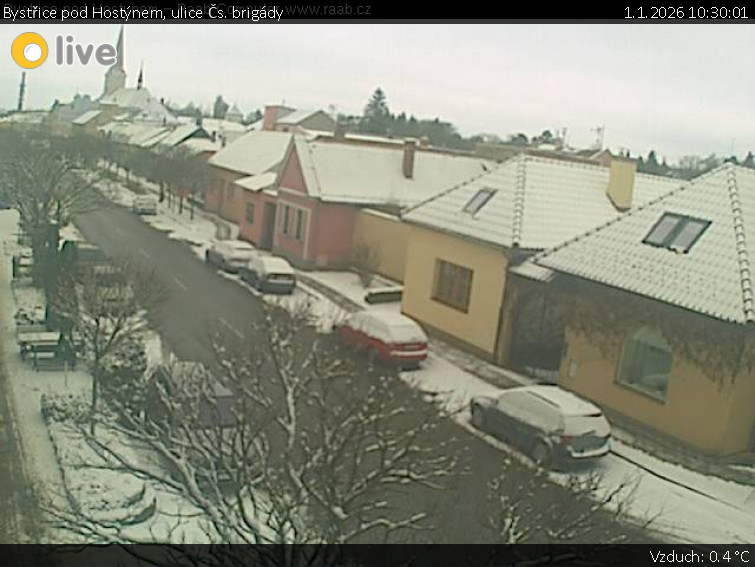 Město Bystřice pod Hostýnem - Bystřice pod Hostýnem, ulice Čs. brigády - 1.1.2026 v 10:30
