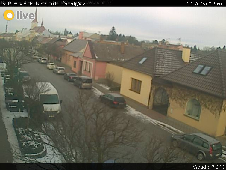 Město Bystřice pod Hostýnem - Bystřice pod Hostýnem, ulice Čs. brigády - 9.1.2026 v 09:30