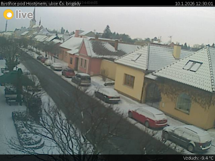 Město Bystřice pod Hostýnem - Bystřice pod Hostýnem, ulice Čs. brigády - 10.1.2026 v 12:30