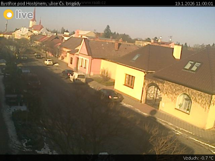 Město Bystřice pod Hostýnem - Bystřice pod Hostýnem, ulice Čs. brigády - 19.1.2026 v 11:00