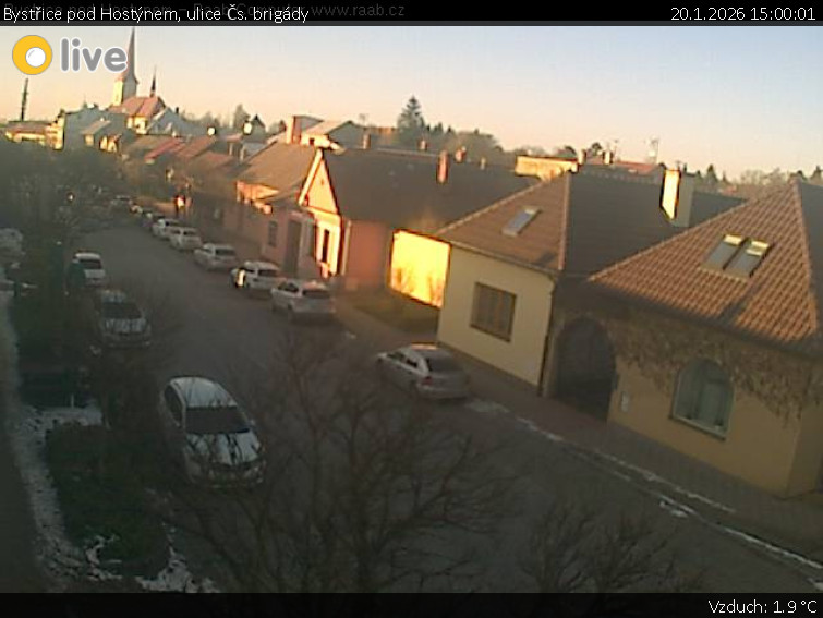 Město Bystřice pod Hostýnem - Bystřice pod Hostýnem, ulice Čs. brigády - 20.1.2026 v 15:00