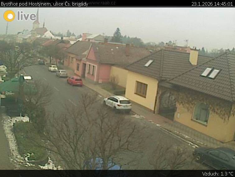 Město Bystřice pod Hostýnem - Bystřice pod Hostýnem, ulice Čs. brigády - 23.1.2026 v 14:45