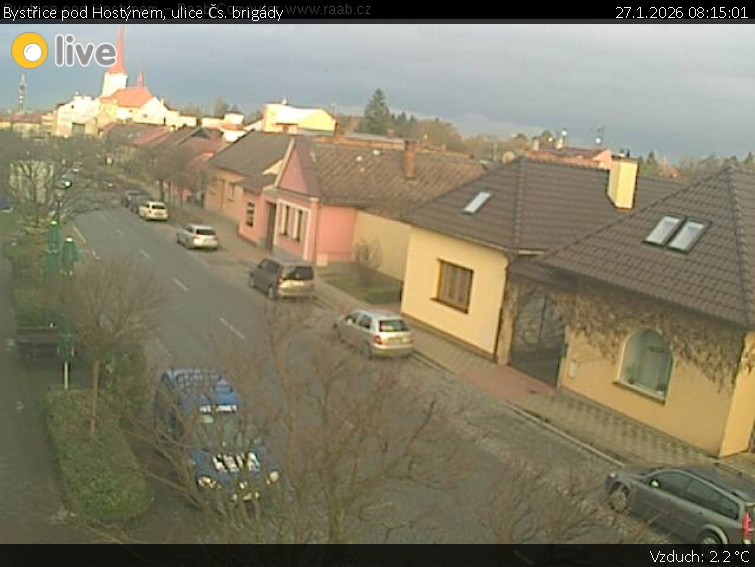 Město Bystřice pod Hostýnem - Bystřice pod Hostýnem, ulice Čs. brigády - 27.1.2026 v 08:15