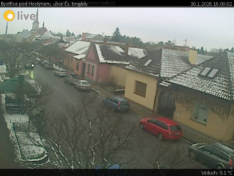 Město Bystřice pod Hostýnem - Bystřice pod Hostýnem, ulice Čs. brigády - 30.1.2026 v 16:00