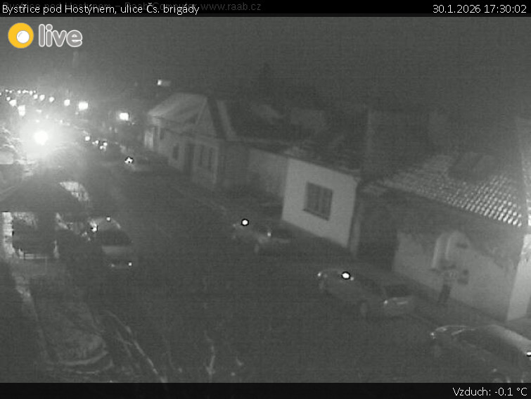 Město Bystřice pod Hostýnem - Bystřice pod Hostýnem, ulice Čs. brigády - 30.1.2026 v 17:30