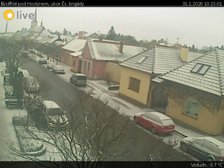 Město Bystřice pod Hostýnem - Bystřice pod Hostýnem, ulice Čs. brigády - 31.1.2026 v 10:15
