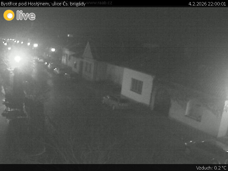 Město Bystřice pod Hostýnem - Bystřice pod Hostýnem, ulice Čs. brigády - 4.2.2026 v 22:00
