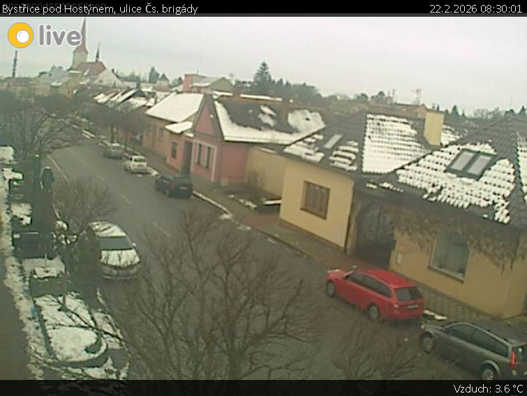Město Bystřice pod Hostýnem - Bystřice pod Hostýnem, ulice Čs. brigády - 22.2.2026 v 08:30