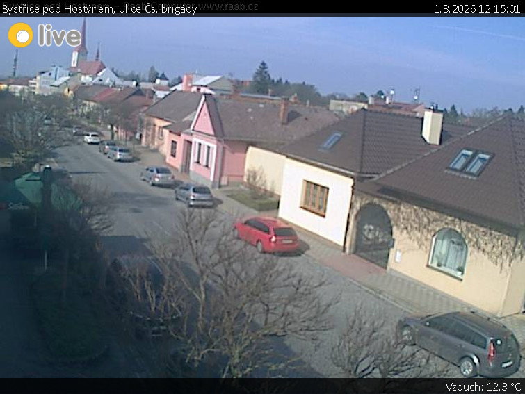 Město Bystřice pod Hostýnem - Bystřice pod Hostýnem, ulice Čs. brigády - 1.3.2026 v 12:15