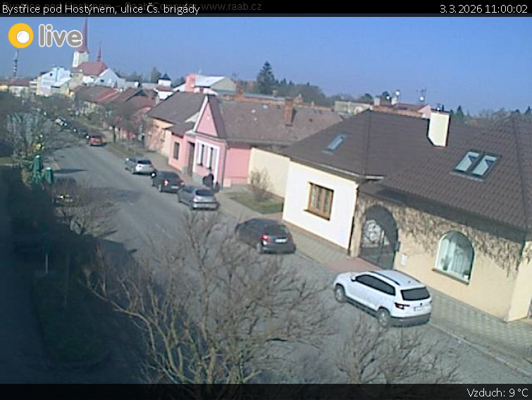 Město Bystřice pod Hostýnem - Bystřice pod Hostýnem, ulice Čs. brigády - 3.3.2026 v 11:00