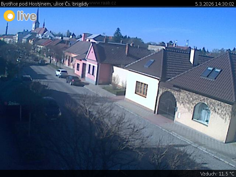 Město Bystřice pod Hostýnem - Bystřice pod Hostýnem, ulice Čs. brigády - 5.3.2026 v 14:30