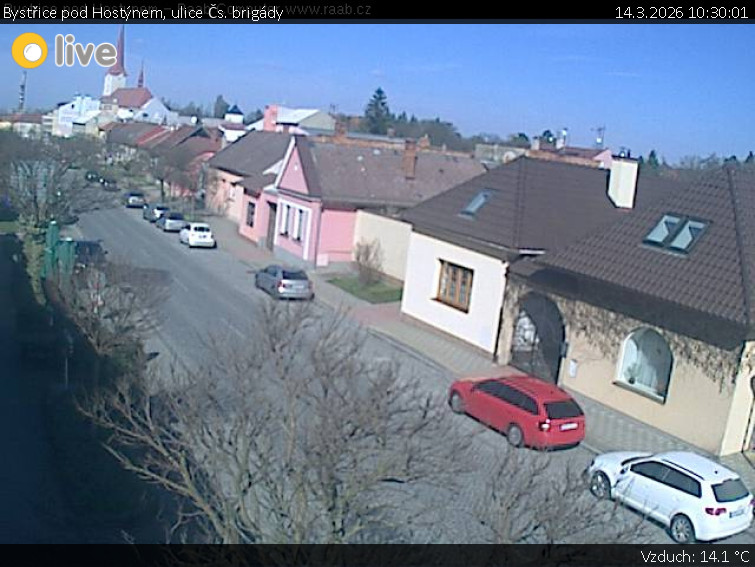Město Bystřice pod Hostýnem - Bystřice pod Hostýnem, ulice Čs. brigády - 14.3.2026 v 10:30